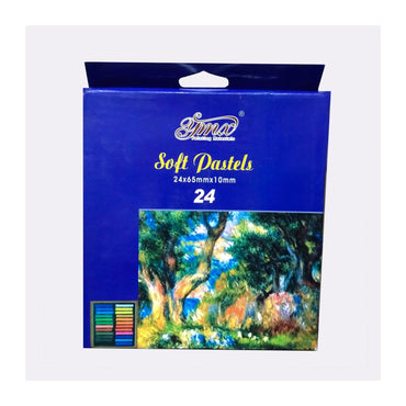 YMX Soft Pastels for Artist 24 Pieces Color Set - Multi Colors  YMXS 24 The Stationers